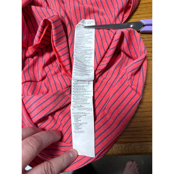 Under Armour HeatGear Loose Fit Striped Polo Shirt Men"s Size L - Picture 6 of 9